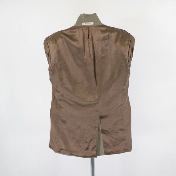 Chaps Ralph Lauren Wool Tan Gray Birdseye Check 40R 2 Button Sport Coat / Blazer - Picture 13 of 13